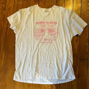 cherry glazerr shirt XL pink